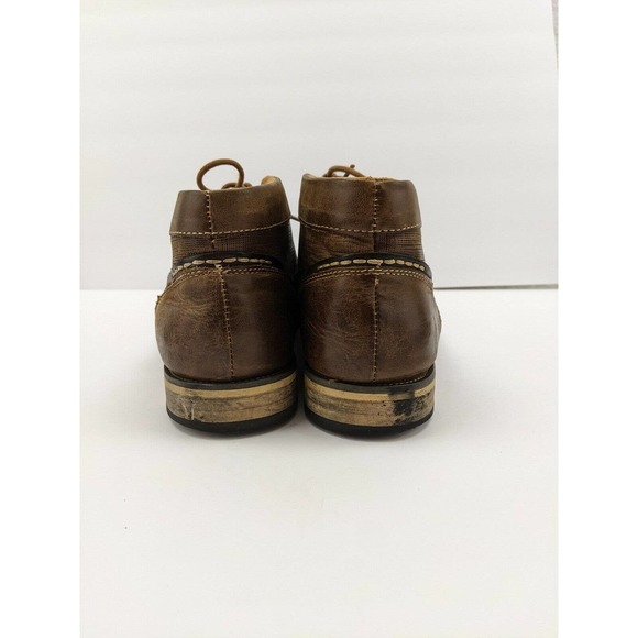 Steve Madden Mens P-Klatin Chukka Boots Size 9 Brown Leather Lace Up Distressed main image 8